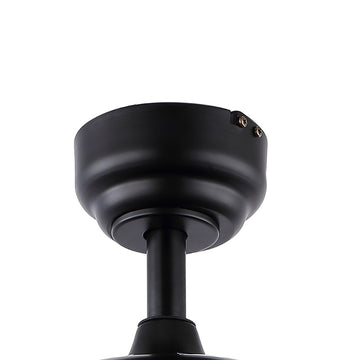 Ashton 52" Farmhouse Industrial Iron Dome Shade LED Ceiling Fan With Remote - JONATHAN Y